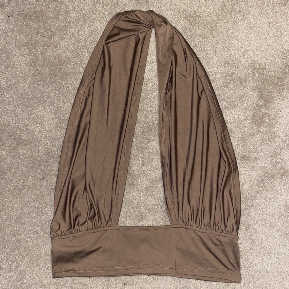 Shein cross halter top